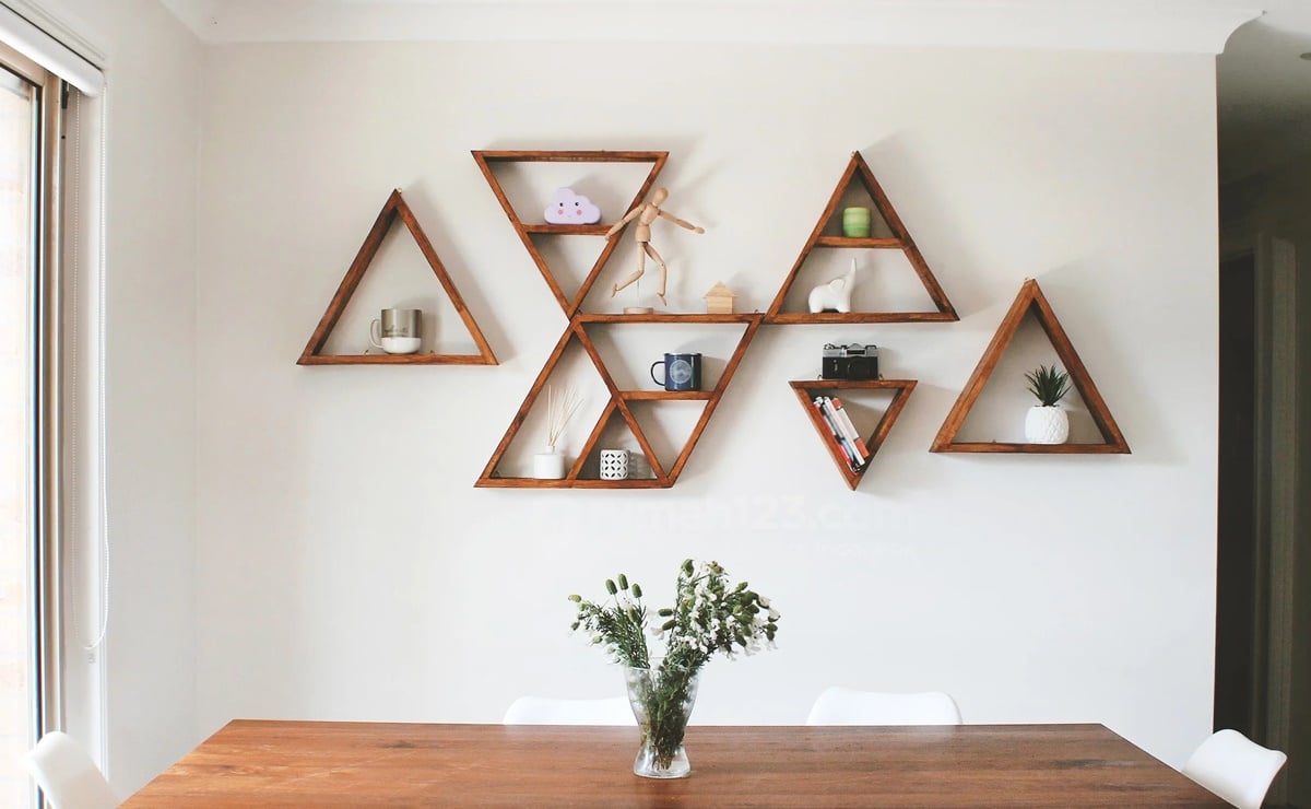 Desain Rak Dinding Kayu Minimalis