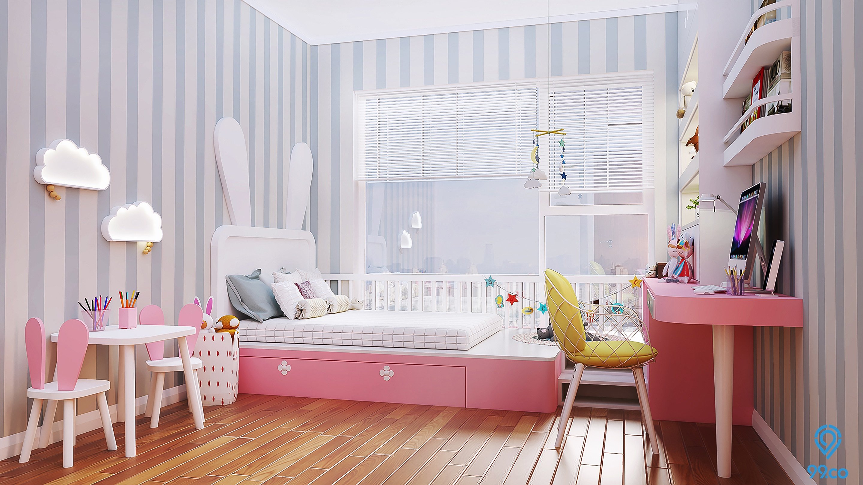7 Desain Kamar Anak Perempuan beserta Tips Dekorasinya