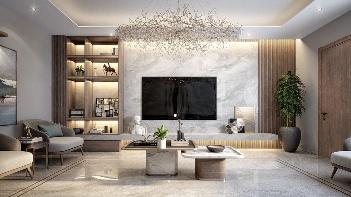 17 Desain Ruang TV Mewah, Nyaman Buat Nonton Netflix & Youtube