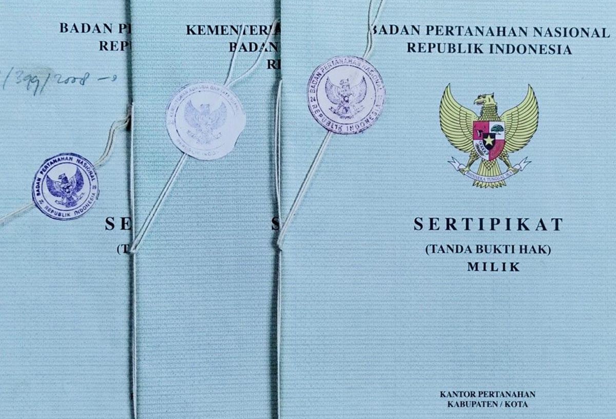 sertifikat hak milik