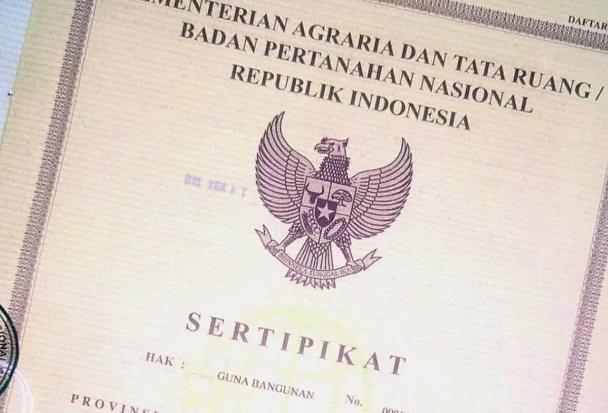 sertifikat hak guna bangunan