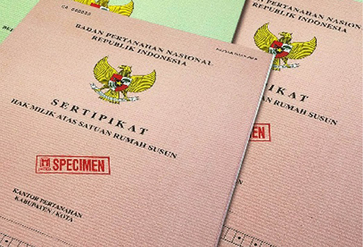 sertifikat hak satuan rumah susun