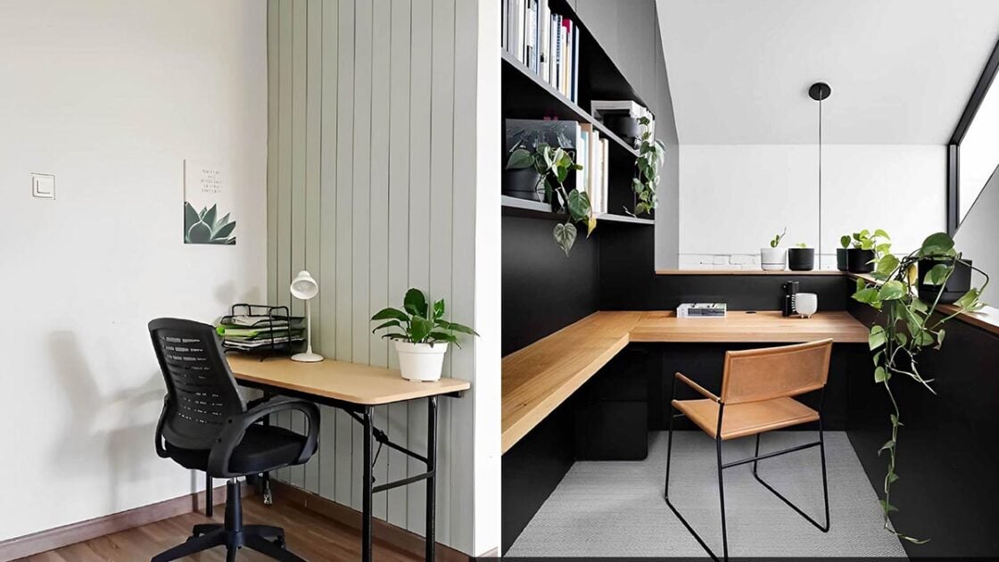 8 Inspirasi Desain Ruang Kantor Kecil Minimalis yang Menawan. Mudah Ditiru! 8 Inspirasi Desain Ruang Kantor Kecil Minimalis yang Menawan. Mudah Ditiru!