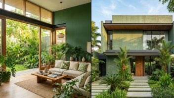 5 Inspirasi Desain Rumah Warna Hijau, dari Interior hingga Eksterior!
