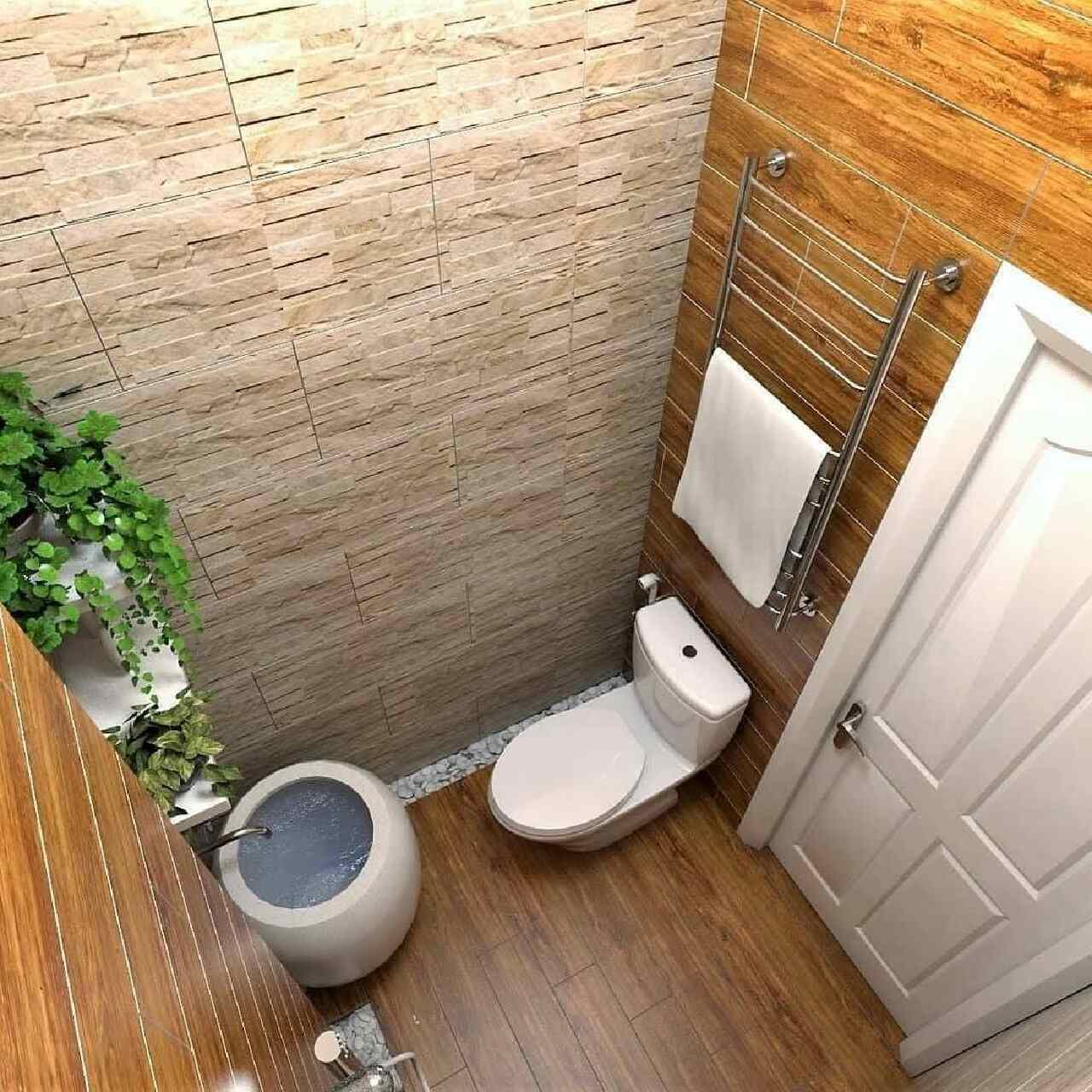desain kamar mandi pedesaan wc duduk