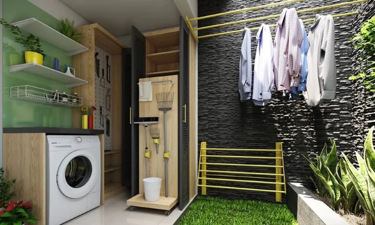 9 Desain Ruang Jemuran Minimalis yang Aesthetic di Rumah