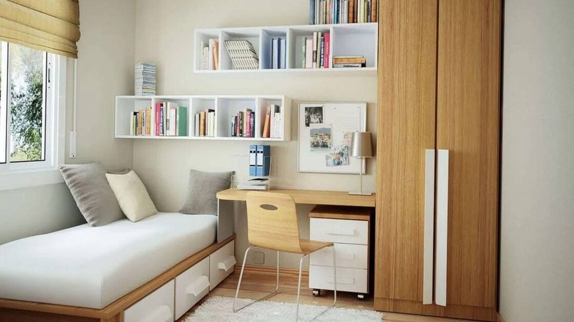 6 Inspirasi Tata Letak Kamar Tidur Sempit agar Terlihat Lebih Luas, Lengkap dengan Tips Menata Ruangannya!