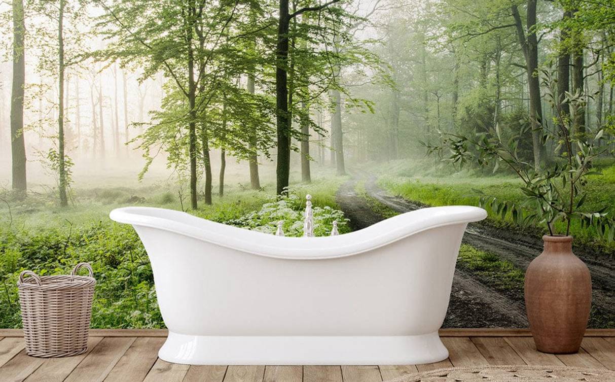 9 Desain Wallpaper Kamar Mandi Tahan Air yang Murah dan Awet