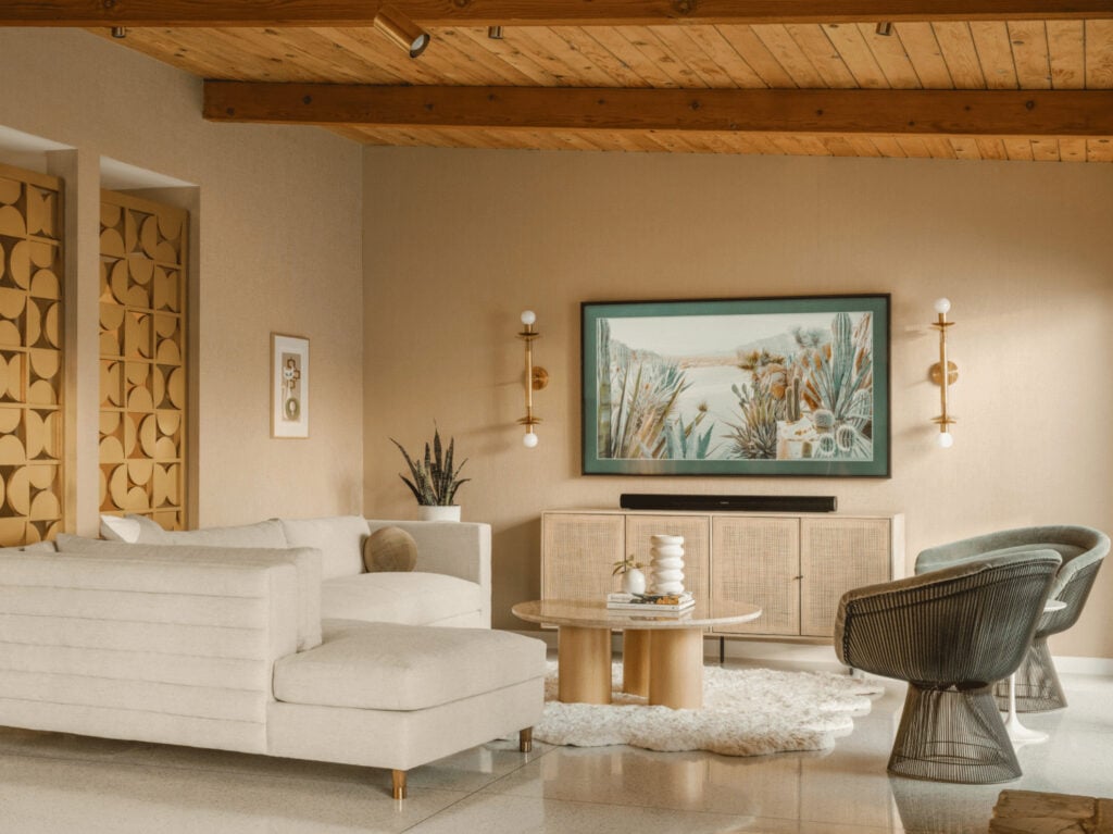 Cat Rumah Warna Beige Hangat