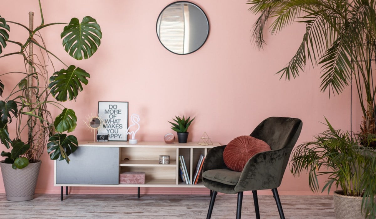 Cat Rumah Warna Baby Pink