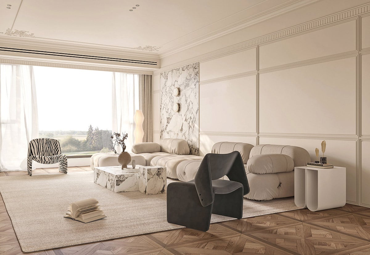Cat Rumah Warna Beige