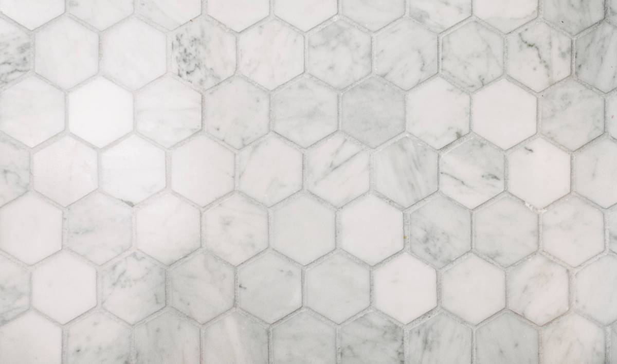 Motif Keramik Dinding Luar Rumah Hexagon