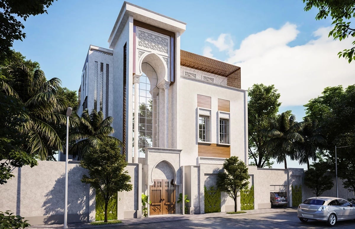 Desain Rumah Arab Bentuk Kotak