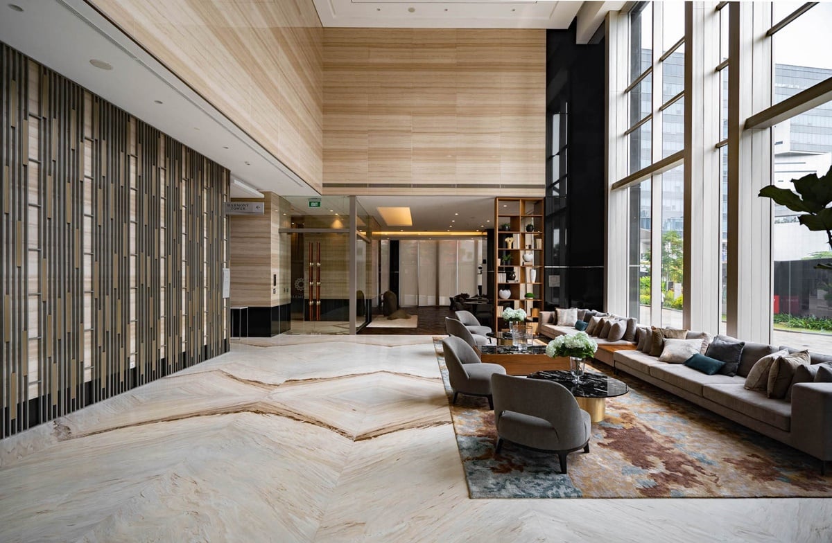 Lobby Apartemen The Elements