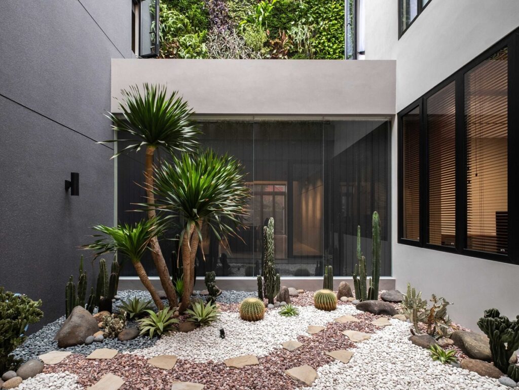 8 Desain Taman Depan Rumah Tanpa Pagar yang Asri dan Indah