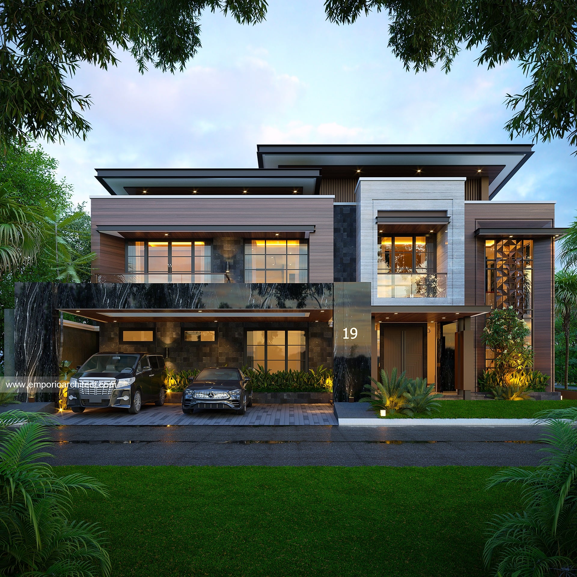 Desain Rumah 2 Lantai Modern