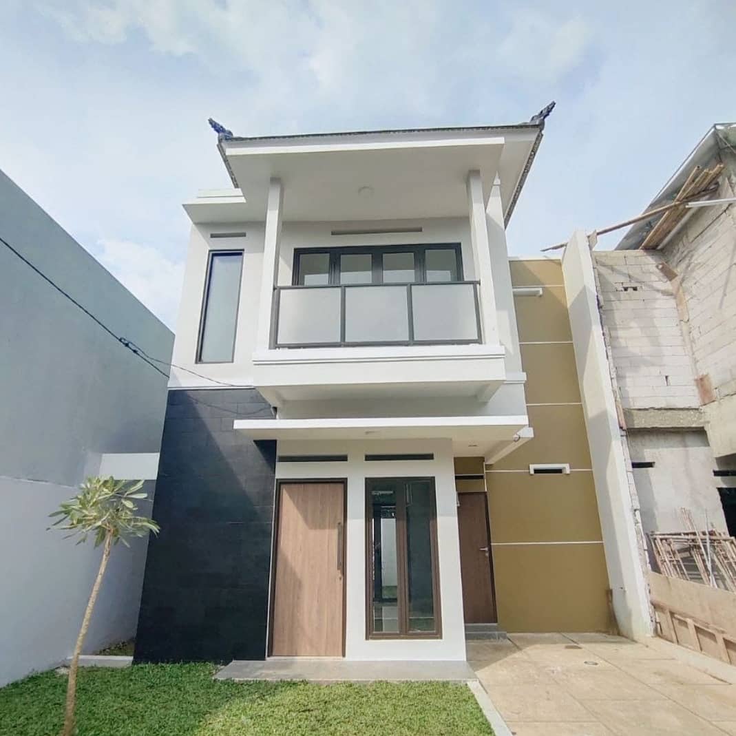 Desain Rumah 2 Lantai Bernuansa Bali