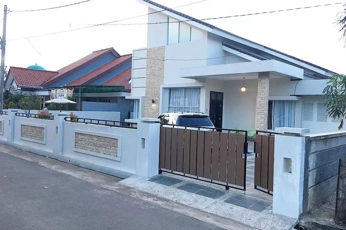 pagar minimalis tembok