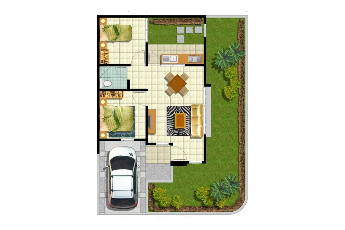 Denah Rumah Type 36 Hook