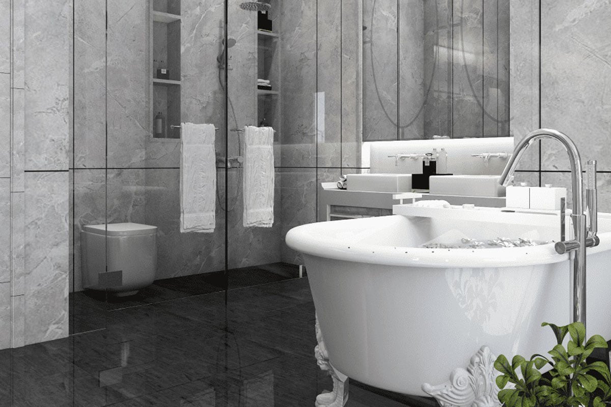 model kamar mandi hotel elegan