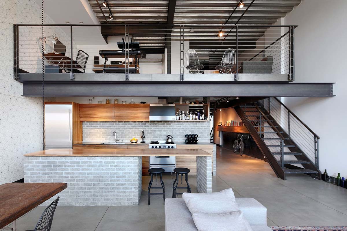 desain rumah mezzanine 6x10