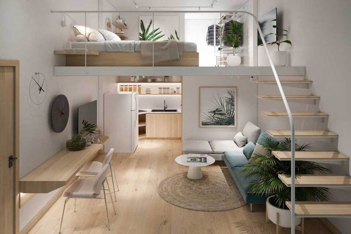 mezzanine rumah type 36