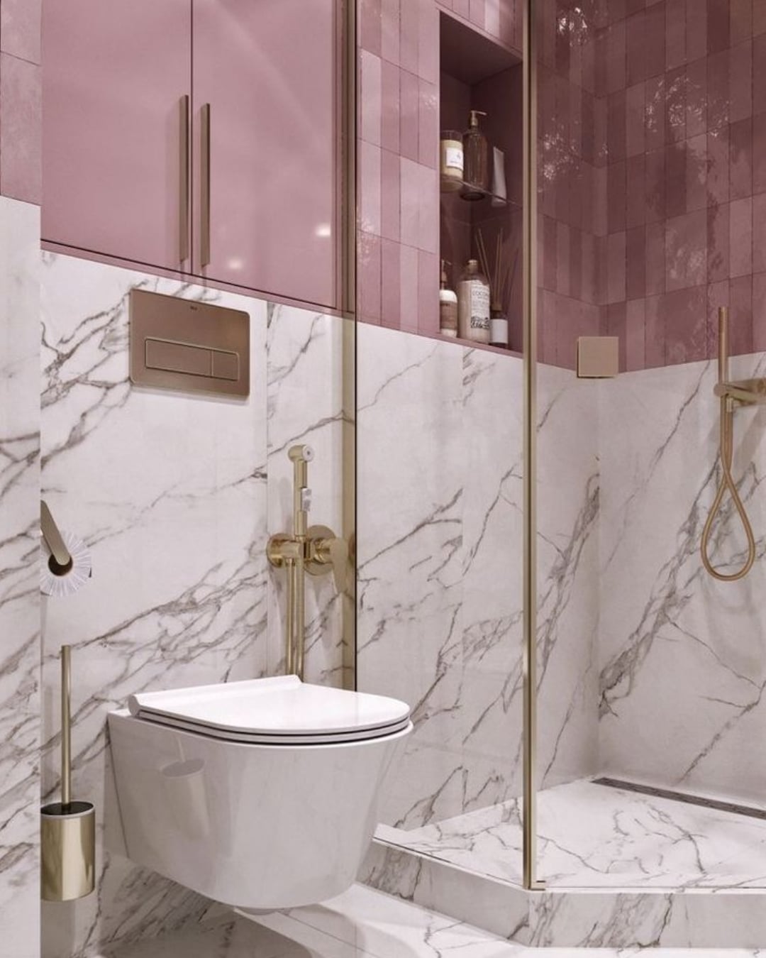 Keramik Kamar Mandi Hotel Bintang 5 Glamour Modern
