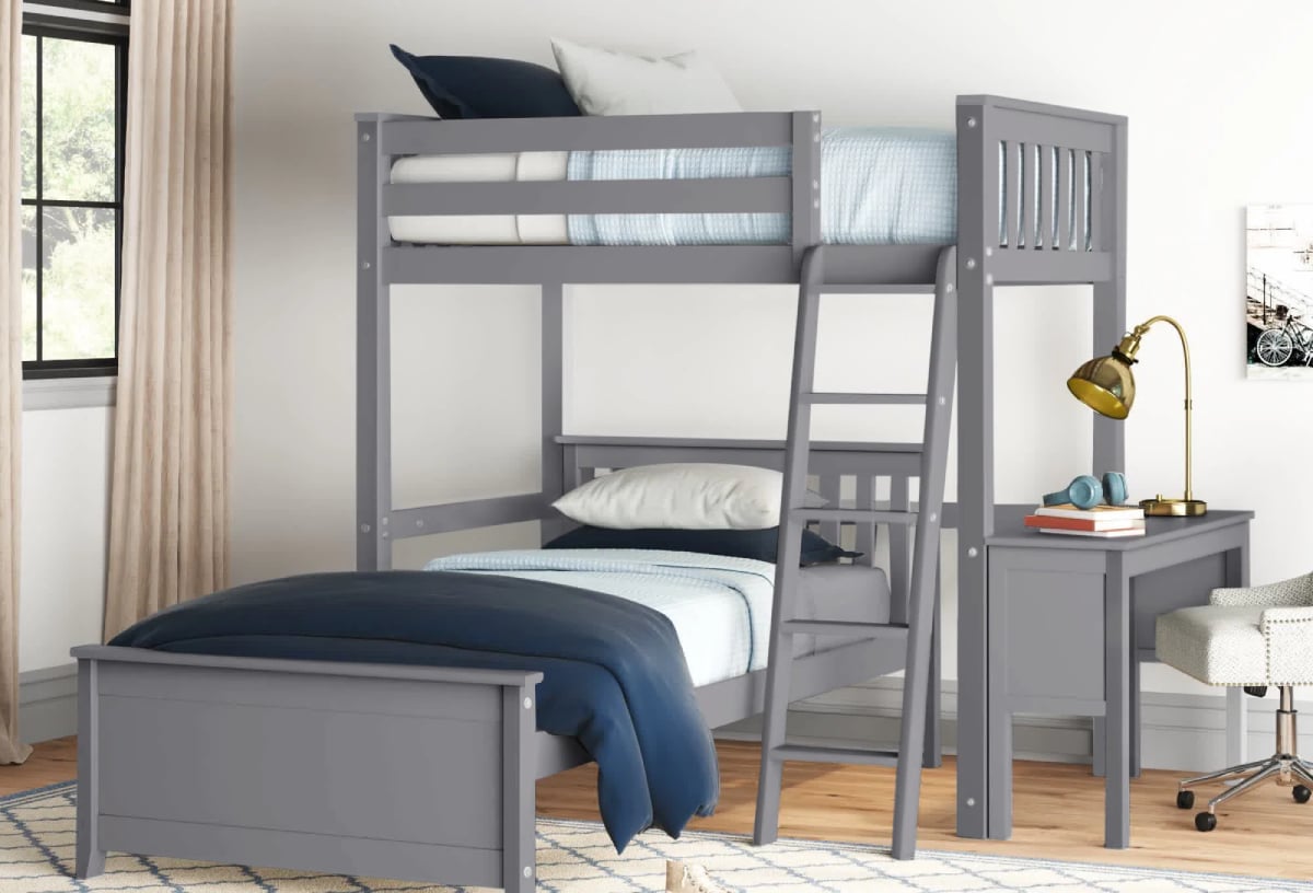 Tempat tidur tingkat leter L