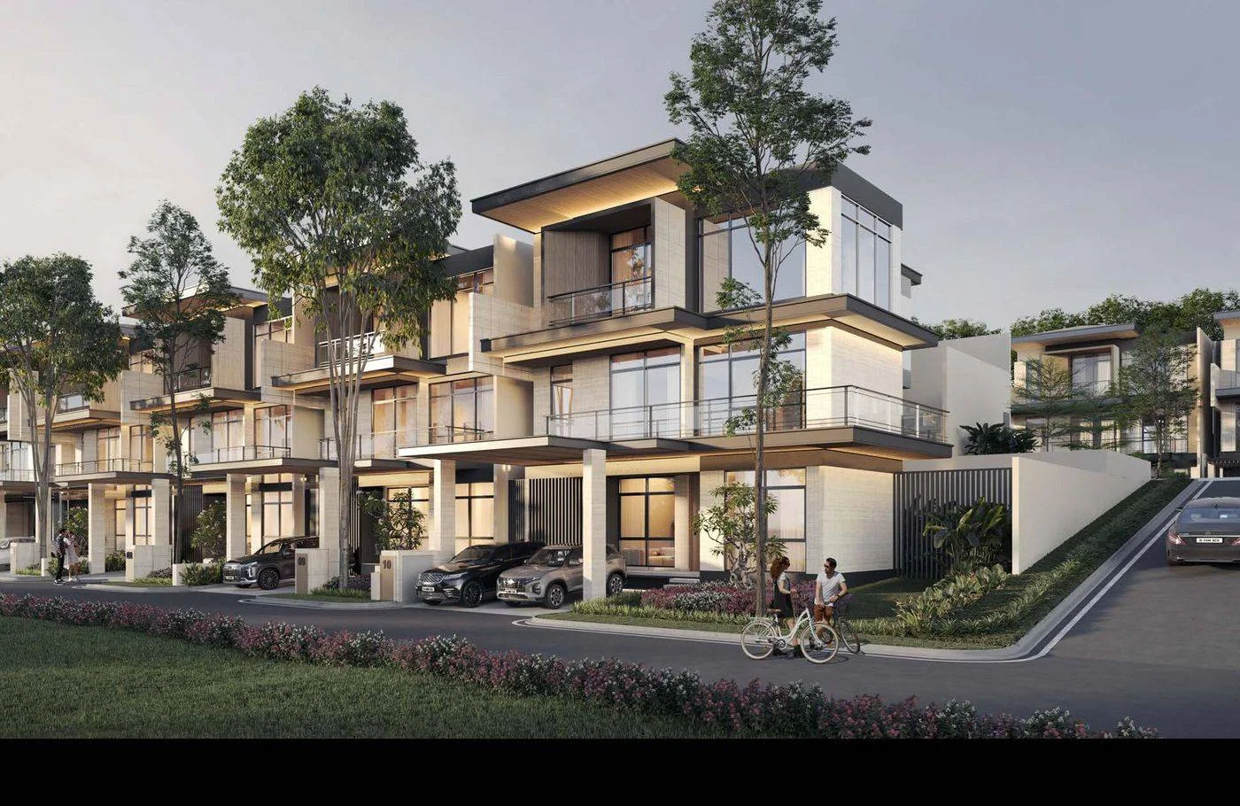 Deretan rumah di Summarecon Bogor