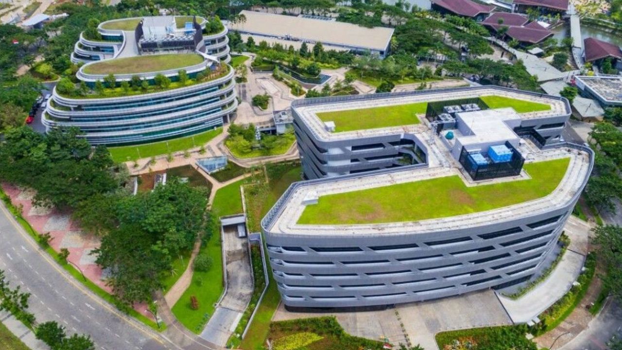 Perkantoran hijau di BSD City