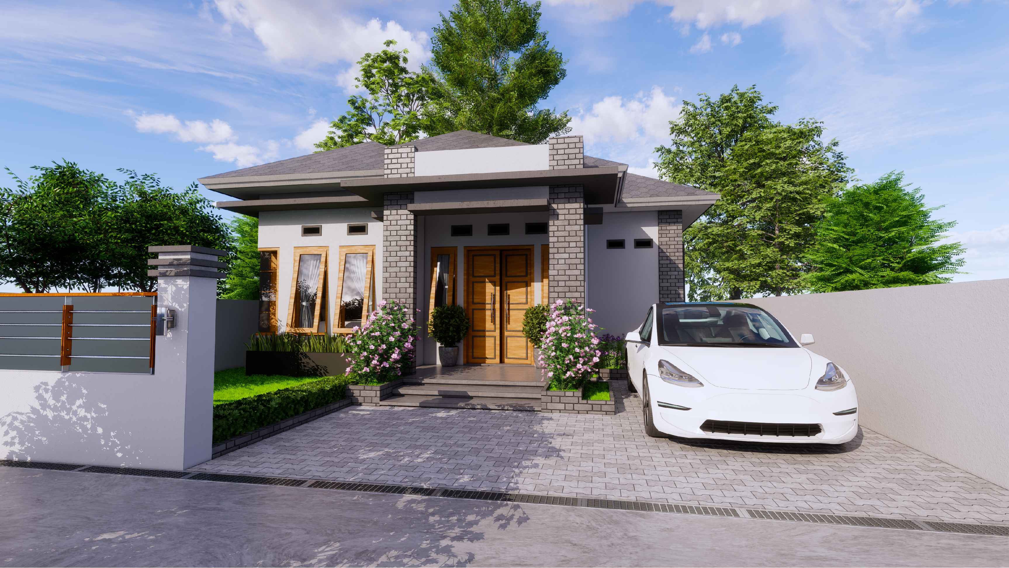 Desain Eksterior Rumah Sederhana