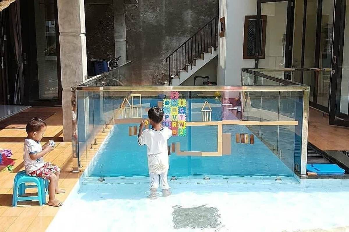 desain kolam renang anak dan orang dewasa