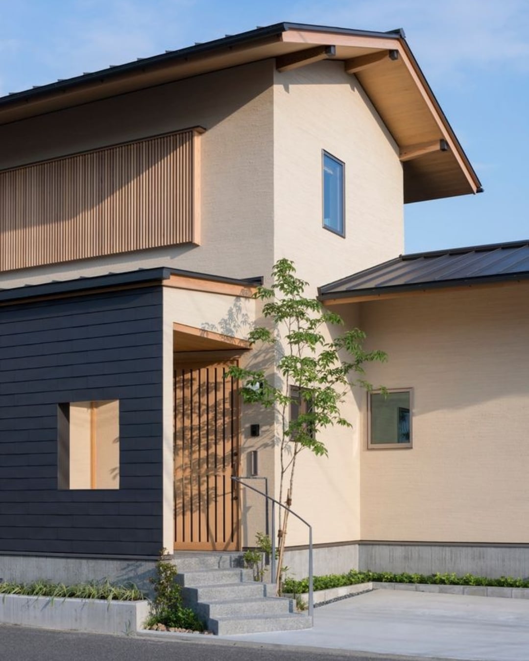 Desain Rumah Tingkat Minimalis khas Jepang Modern