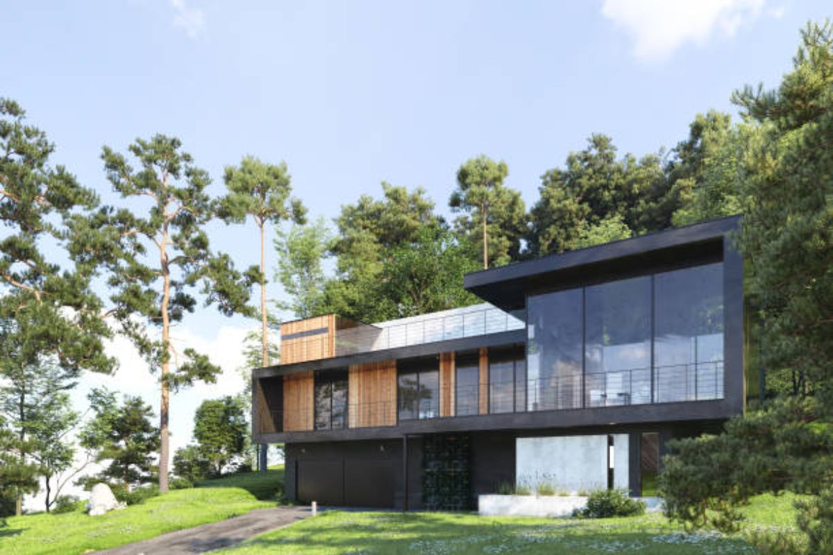Warna Luar Rumah Hitam yang Maskulin dan Elegan