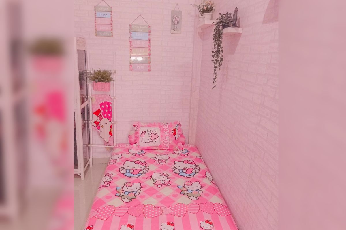 dekorasi kamar tidur sempit lesehan