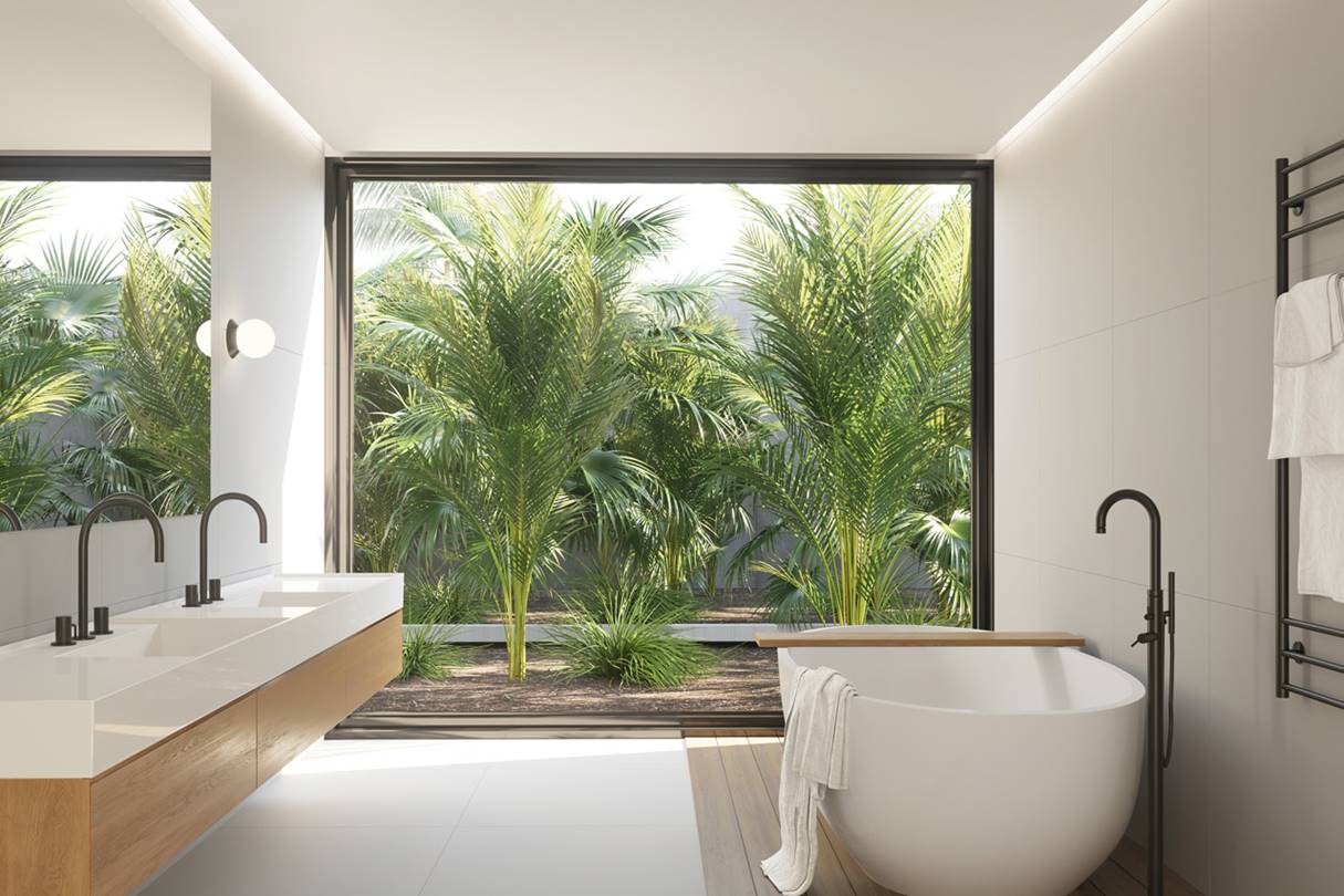 Model Ventilasi Kaca Kamar Mandi Modern
