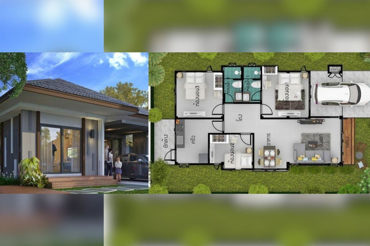 Desain Rumah Minimalis Modern 3 Kamar
