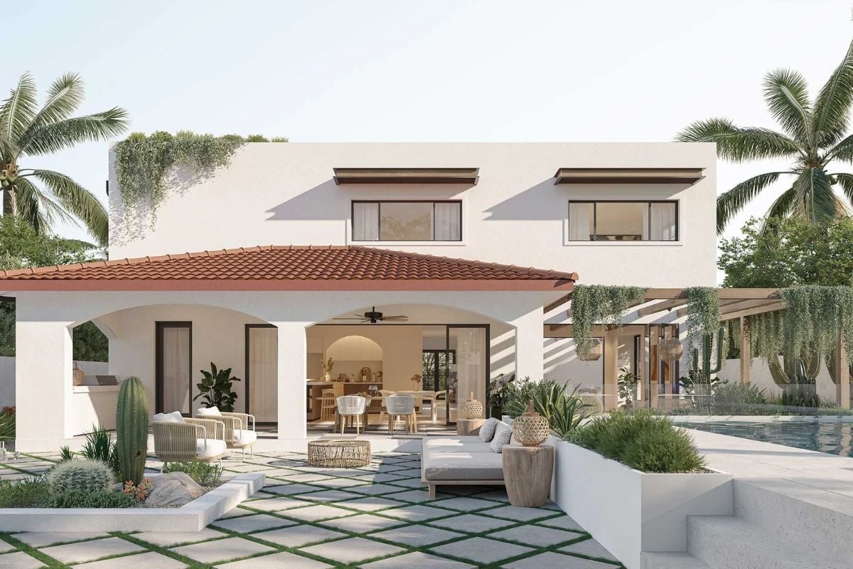 Rumah Mediterania Modern
