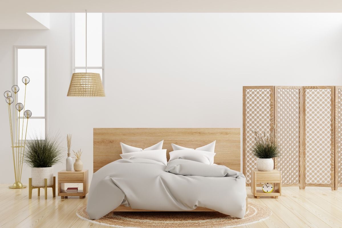 Desain Kamar Tidur Minimalis dengan Nuansa Lembut