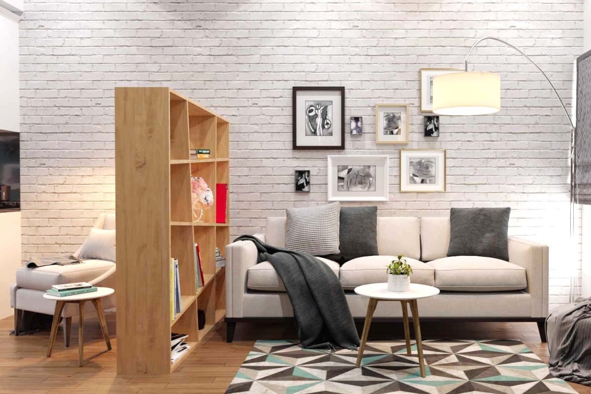 Inspirasi ruang tamu bersih, rapi, dan tertata estetik.