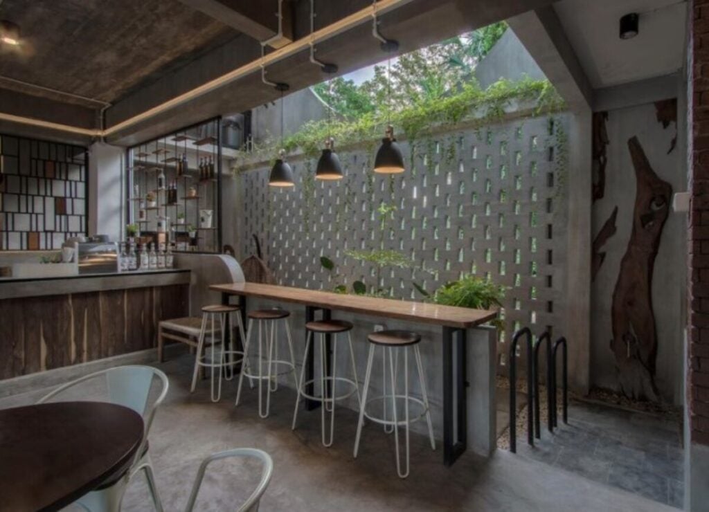 Desain Dapur di Belakang Rumah Industrial