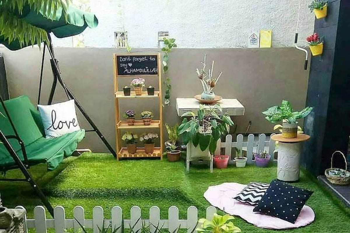 taman depan rumah minimalis modern