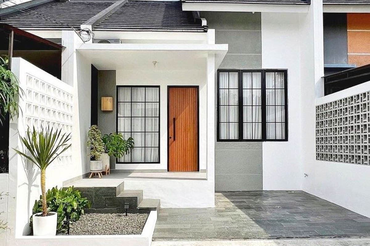 taman depan rumah minimalis lahan sempit