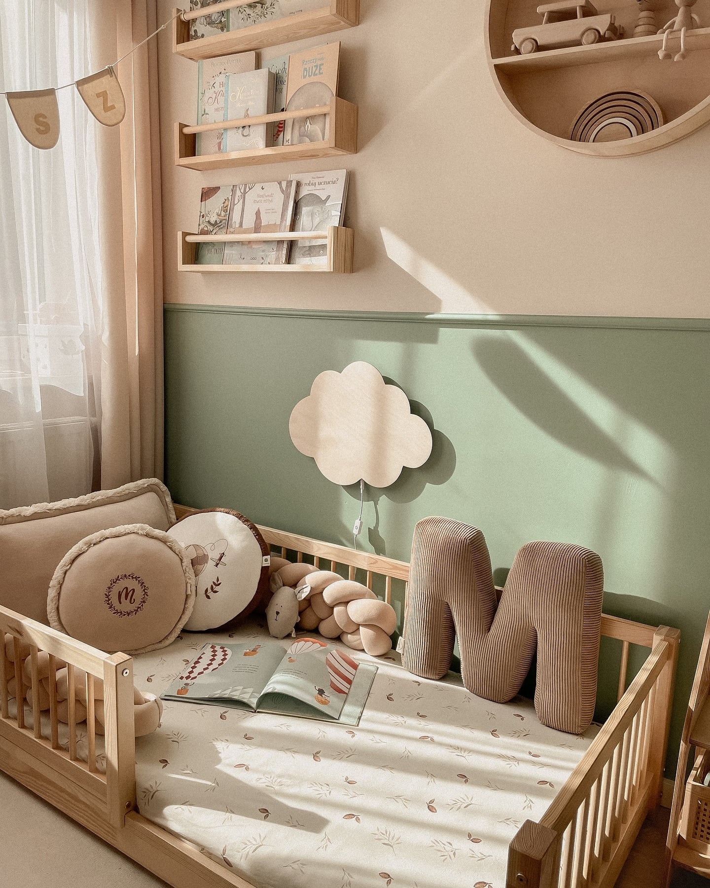 Kamar Tidur Anak Skandinavia dan Bohemian