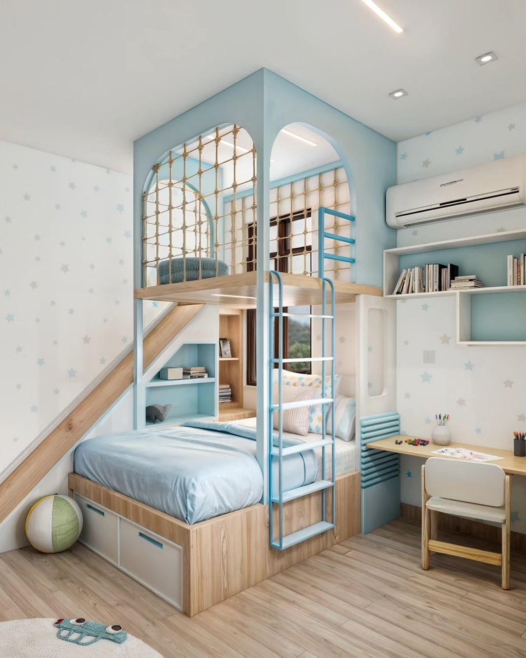 Desain Kamar Anak Cowok Cewek Tema Pastel