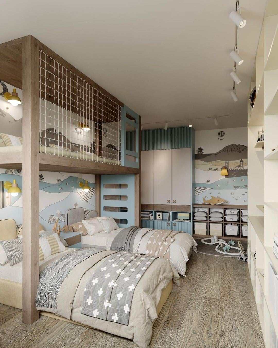 Kamar Tidur Anak Modern Scandinavia