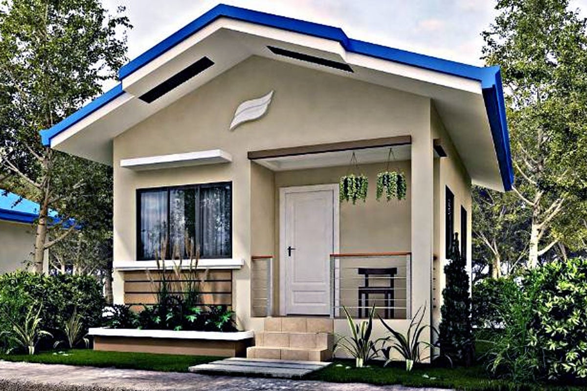 desain rumah semi permanen minimalis modern