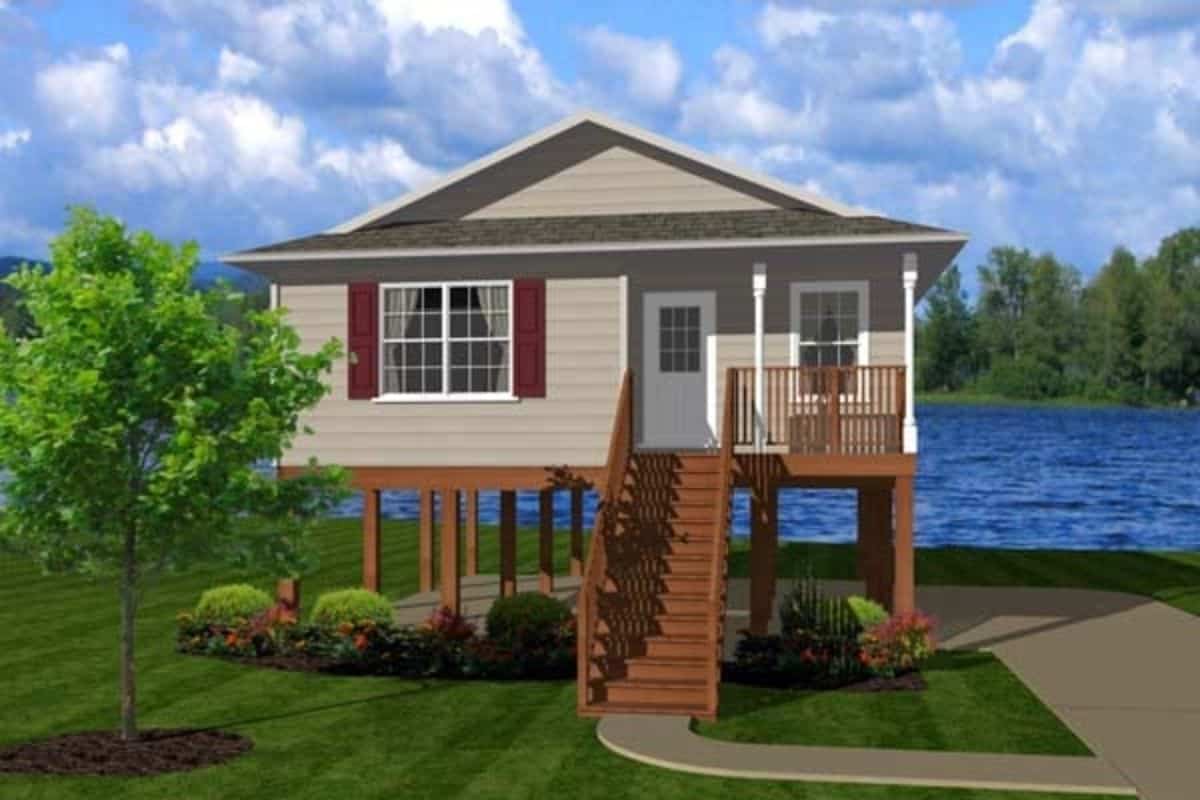 Desain Rumah untuk di Pinggir Sungai atau Danau