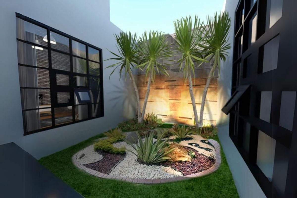 Taman Belakang Rumah di Taman Kecil