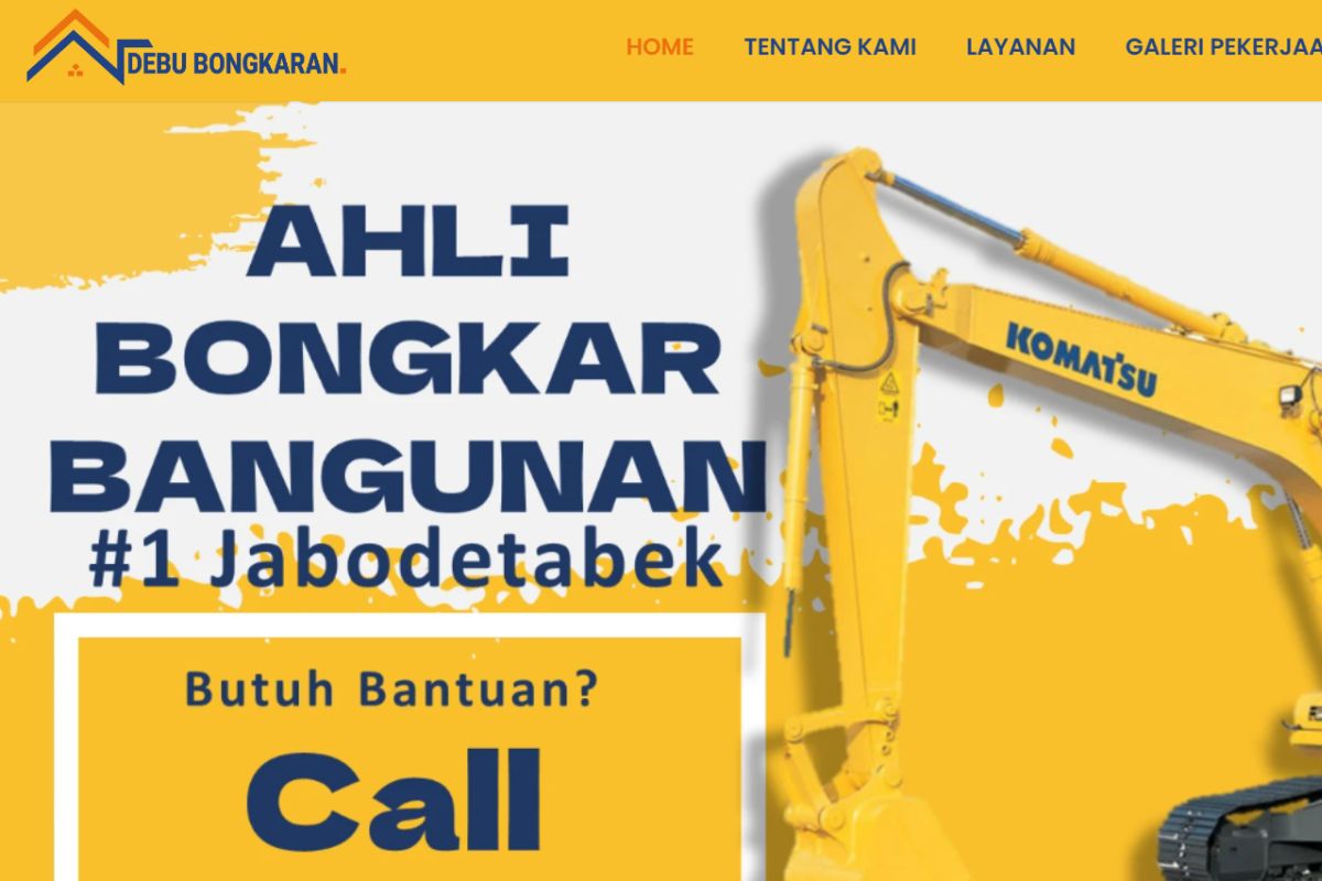 Perusahaan jasa bongkar rumah Debu Bongkaran